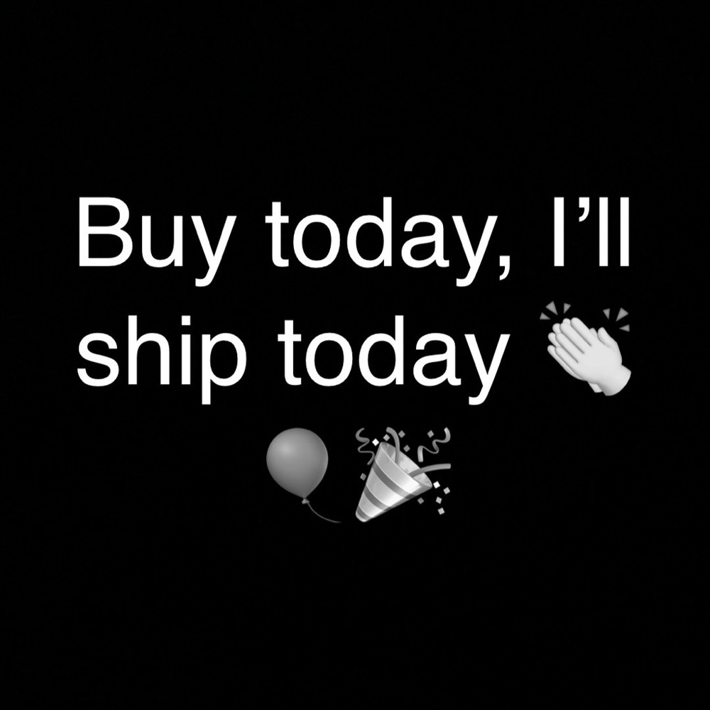 Will ship same day